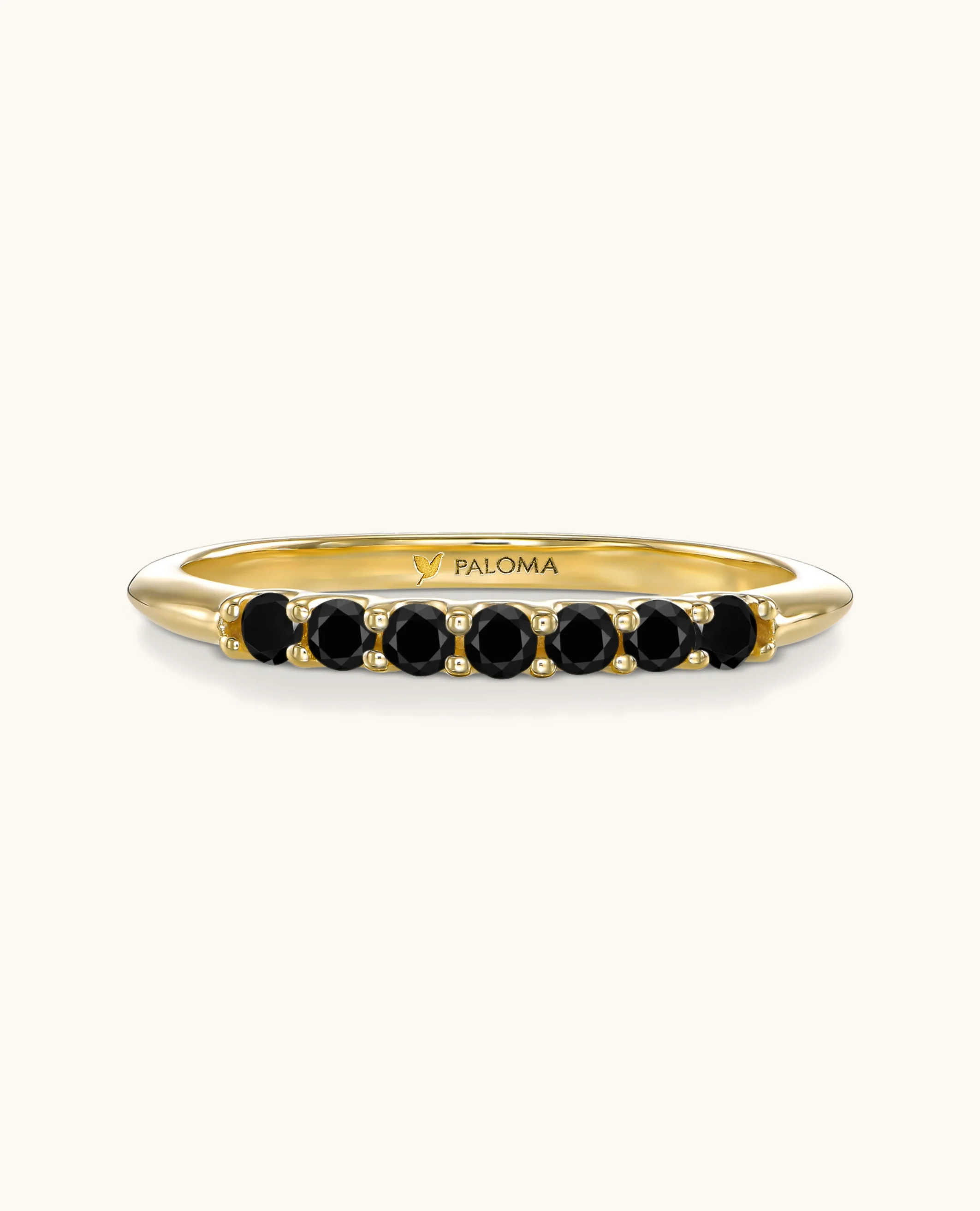2.0mm Black Diamond Tennis Ring - Image 4