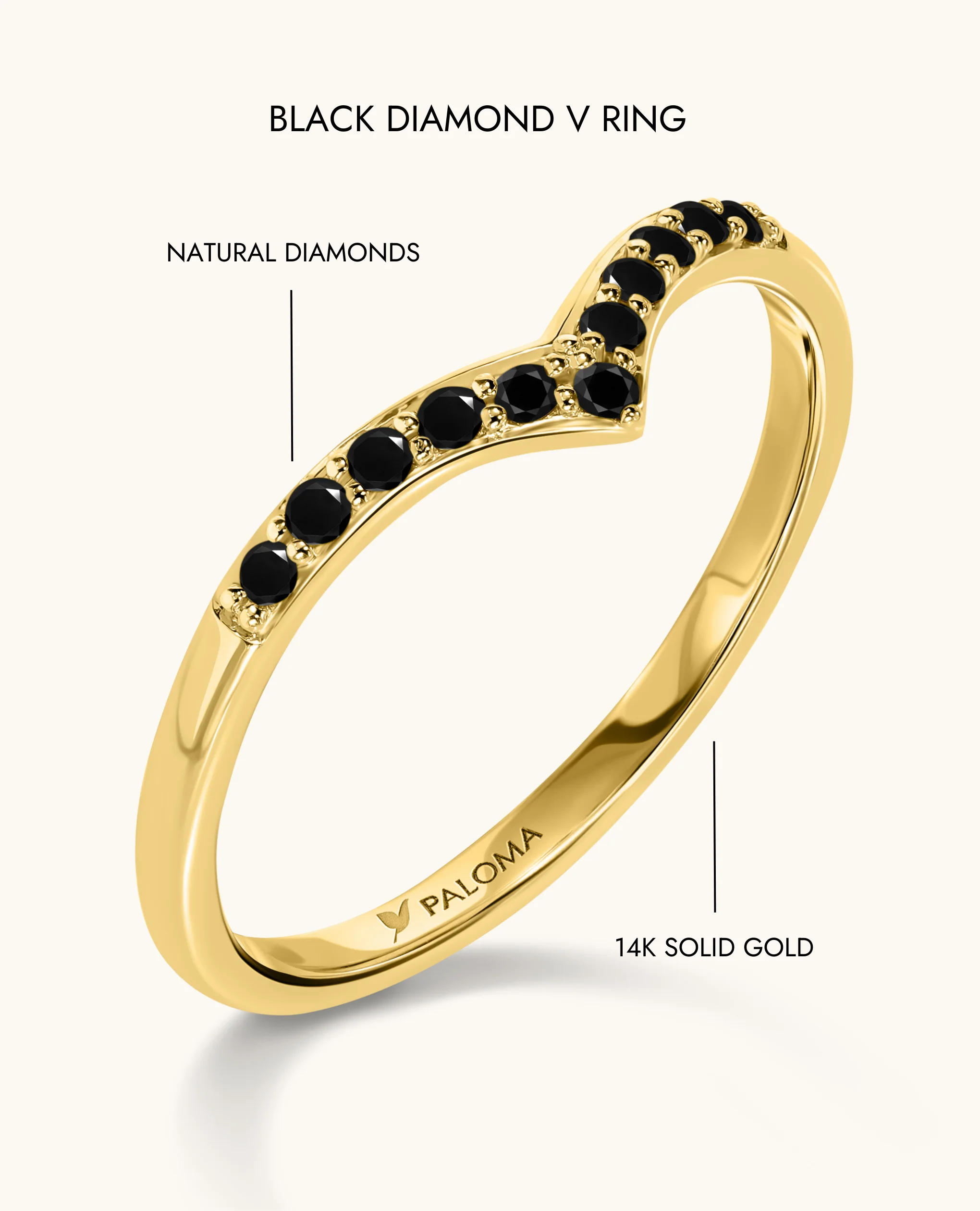 Black Diamond V Ring - Image 12