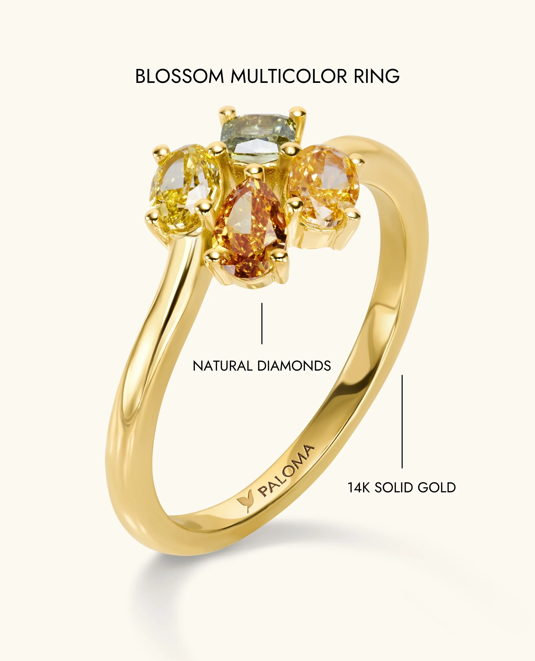 Blossom Multicolor Ring - Image 10