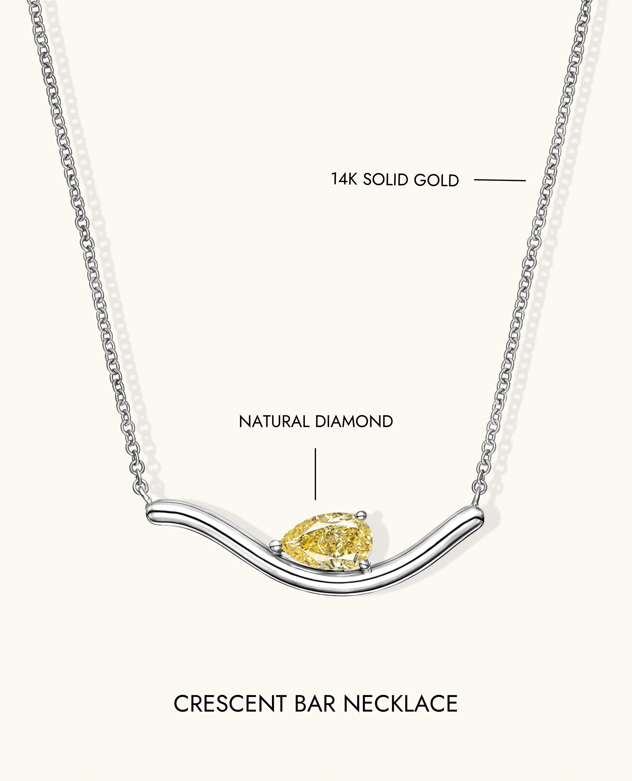 Crescent Bar Necklace - Image 11