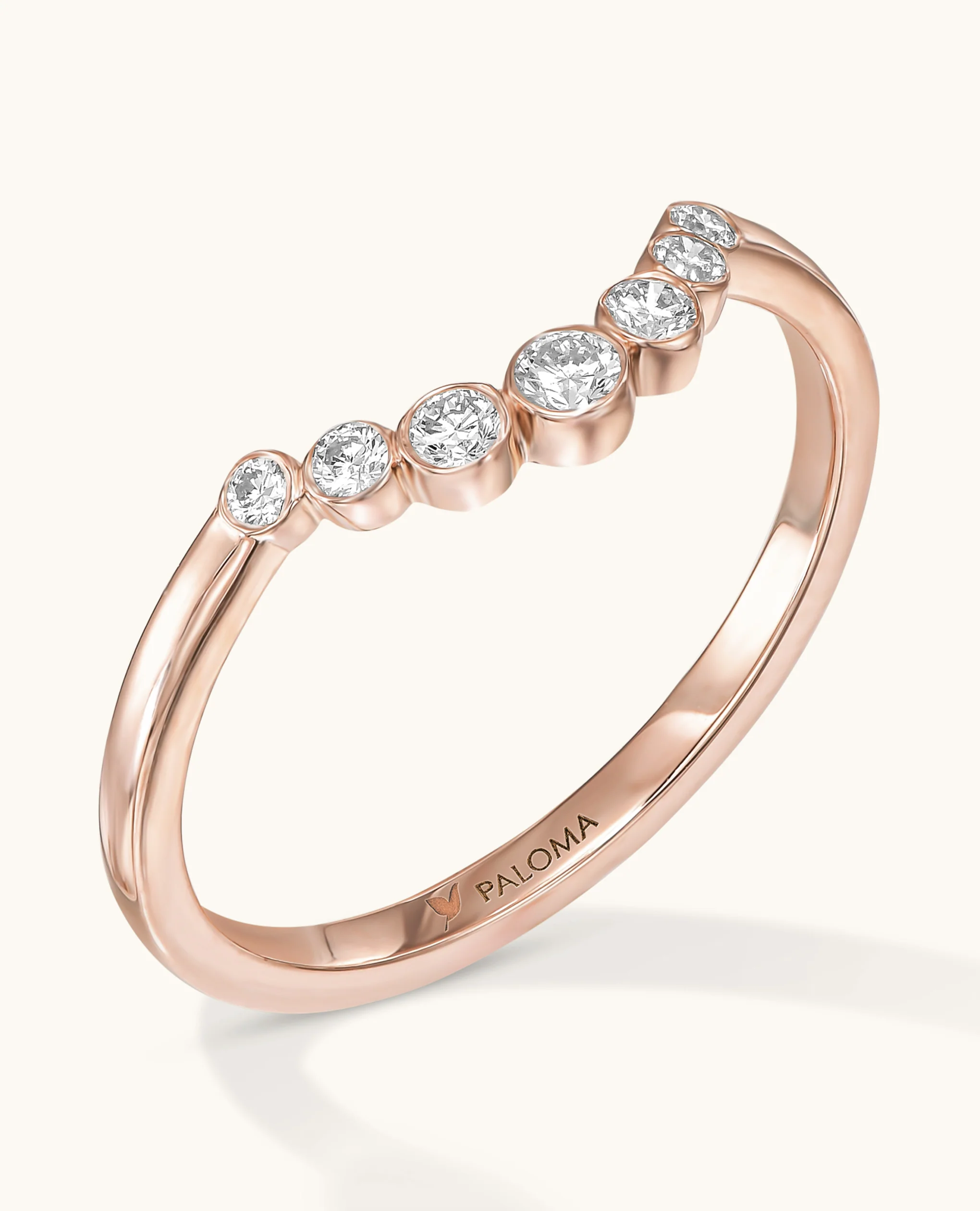 Luminous Crescent Graduated Bezel Ring - Image 4