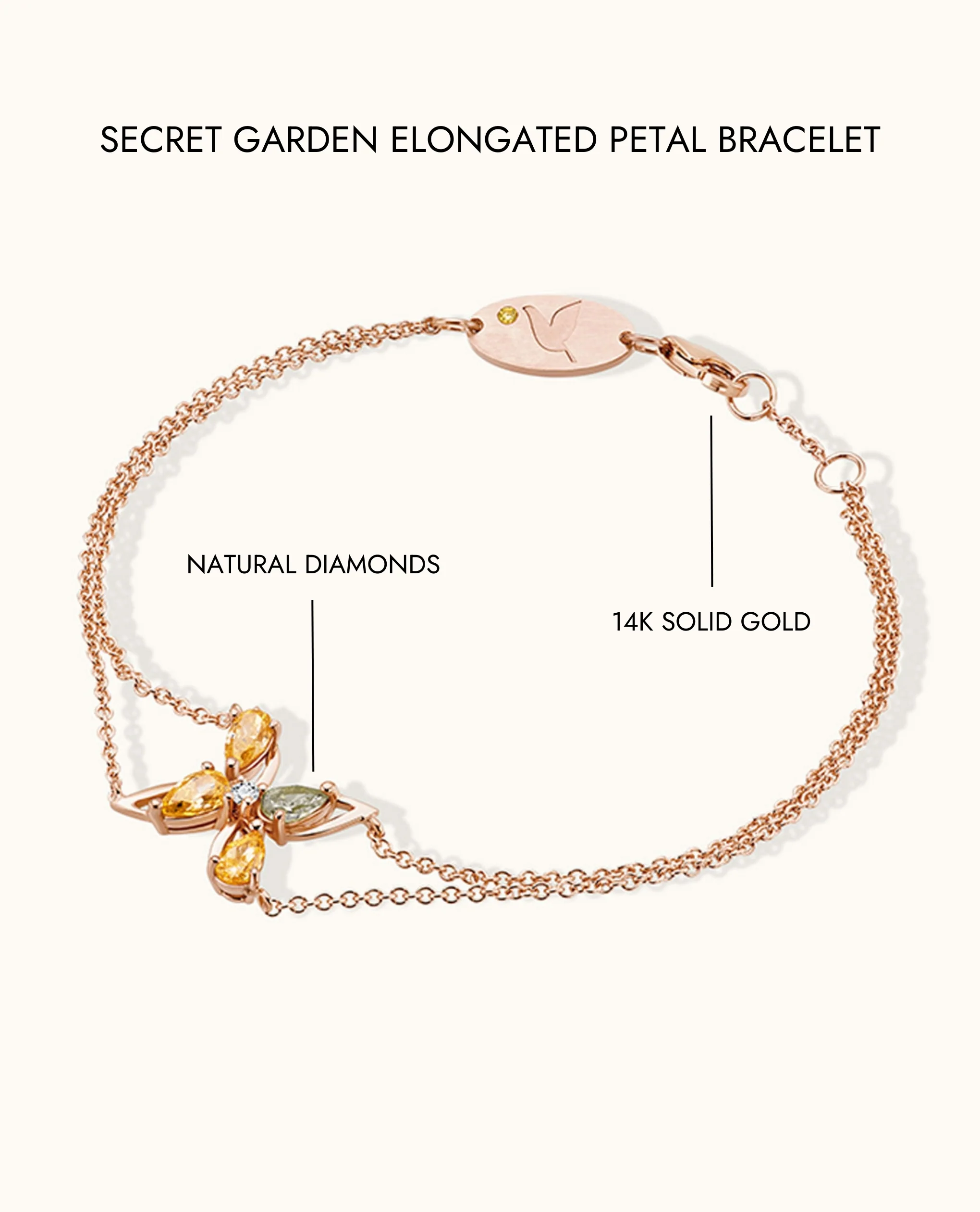 Secret Garden Elongated Petal Bracelet - Image 5