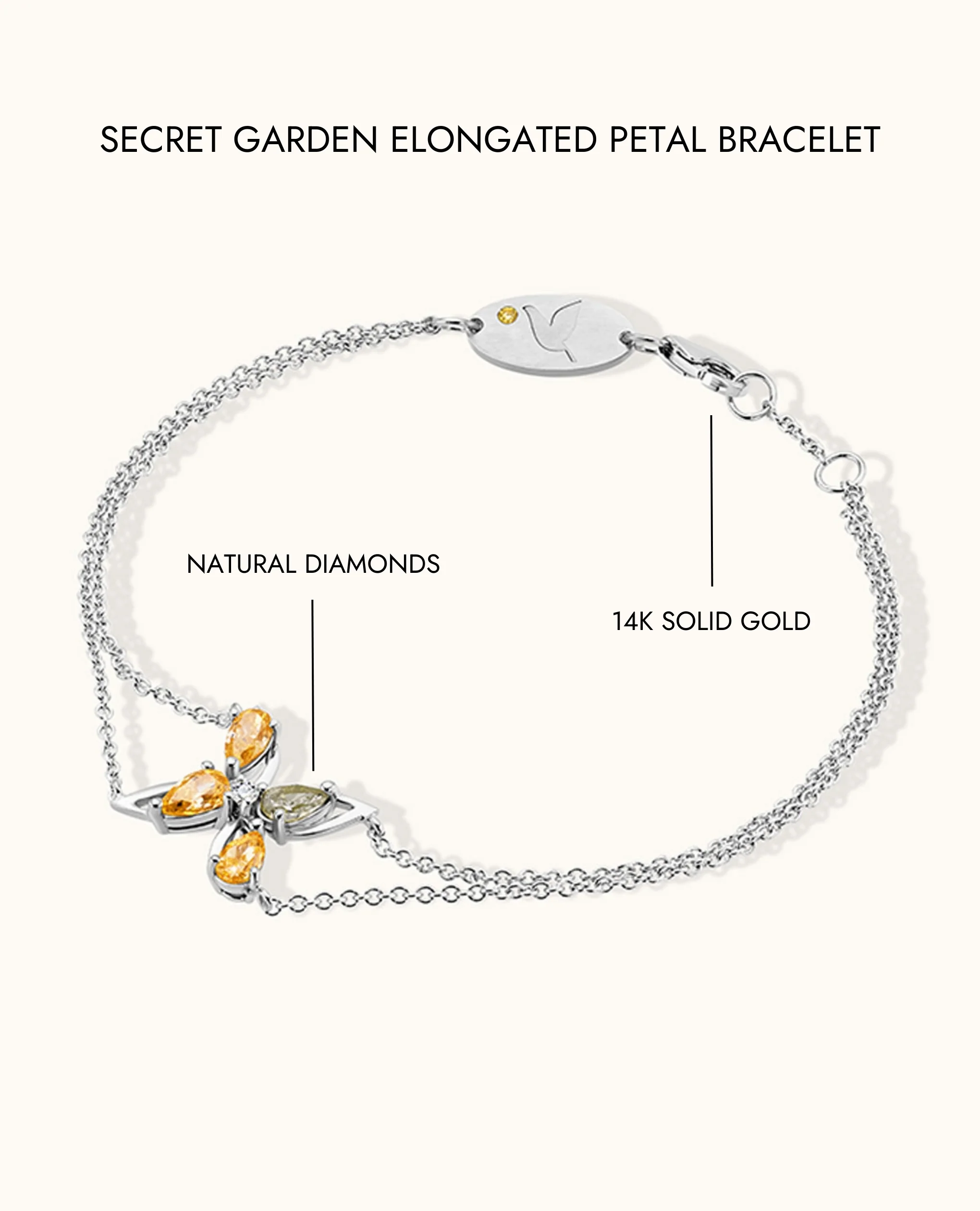 Secret Garden Elongated Petal Bracelet - Image 6