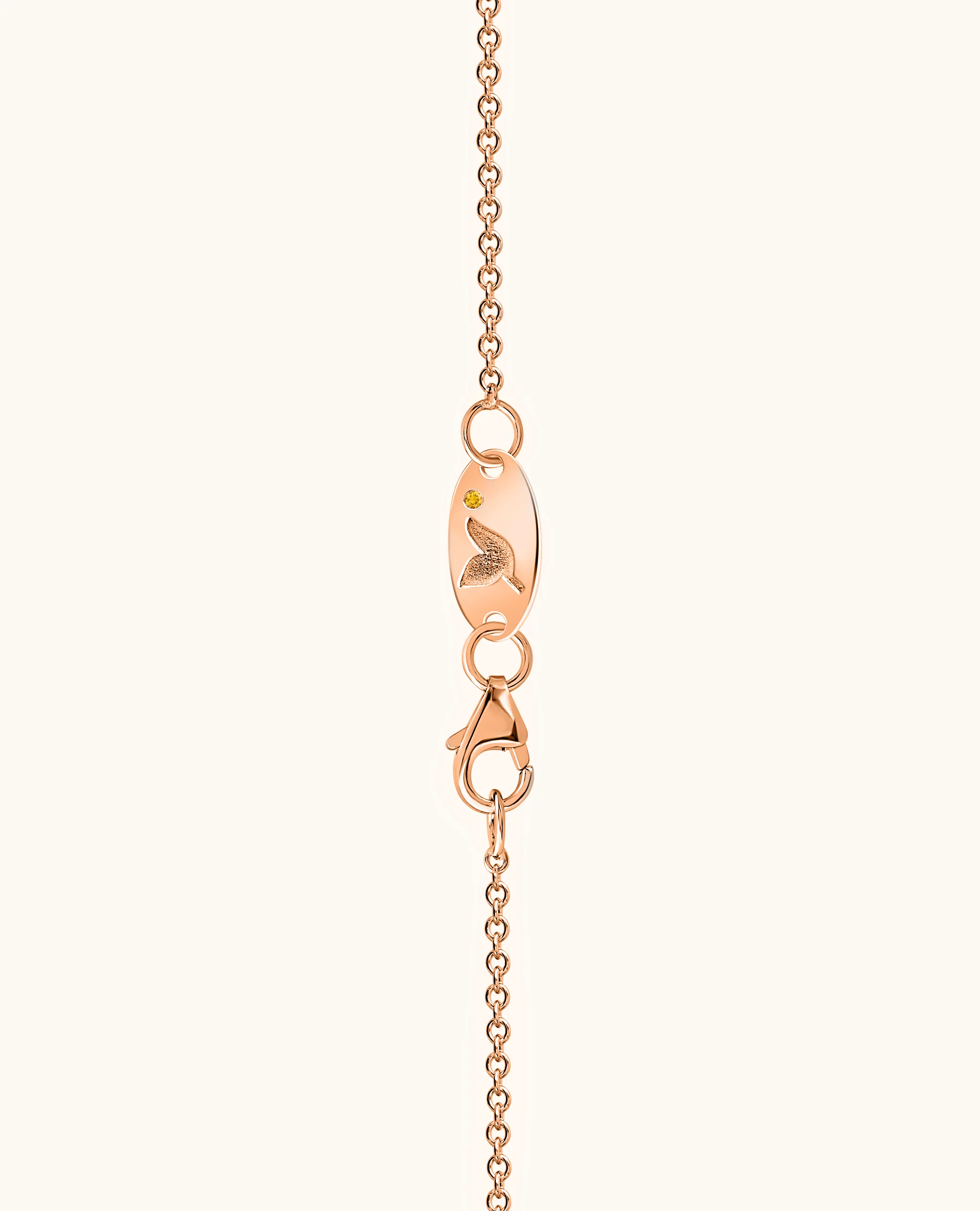 Yellow Diamond Flair Drop Necklace - Image 9
