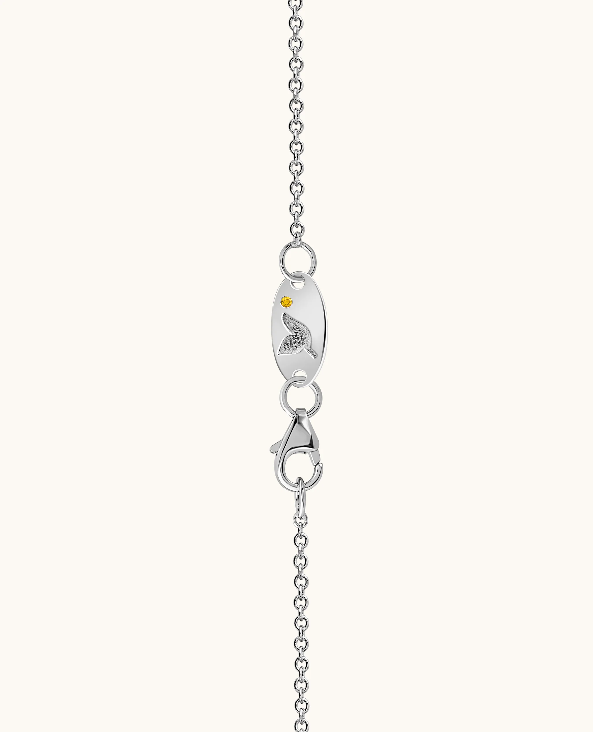 Yellow Diamond Flair Drop Necklace - Image 8